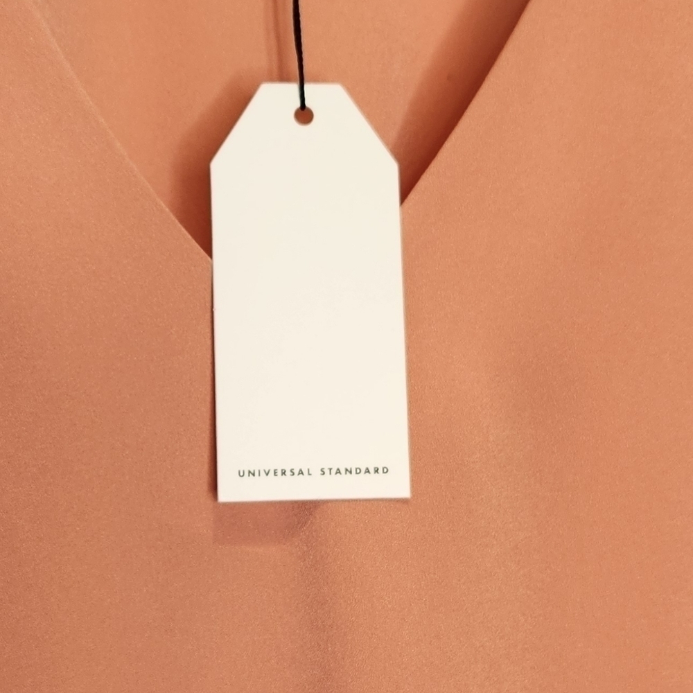 Universal Standard Balloon Sleeve Blouse Size L (22-24) in Muted Clay - Picture 7 of 15
